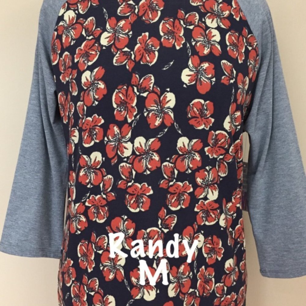 LuLaRoe Randy Baseball T new with tags